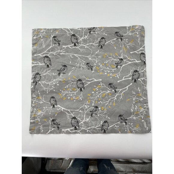 Bird & Floral Fall Pillow Case Covers 15.5”x 14.5”Envelope Closure COVERS ONLY - Picture 2 of 6